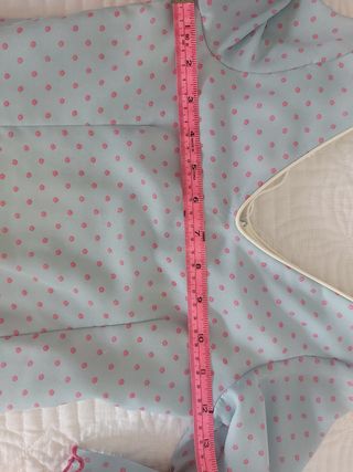 Vestido Flamenca niña azul y rosa