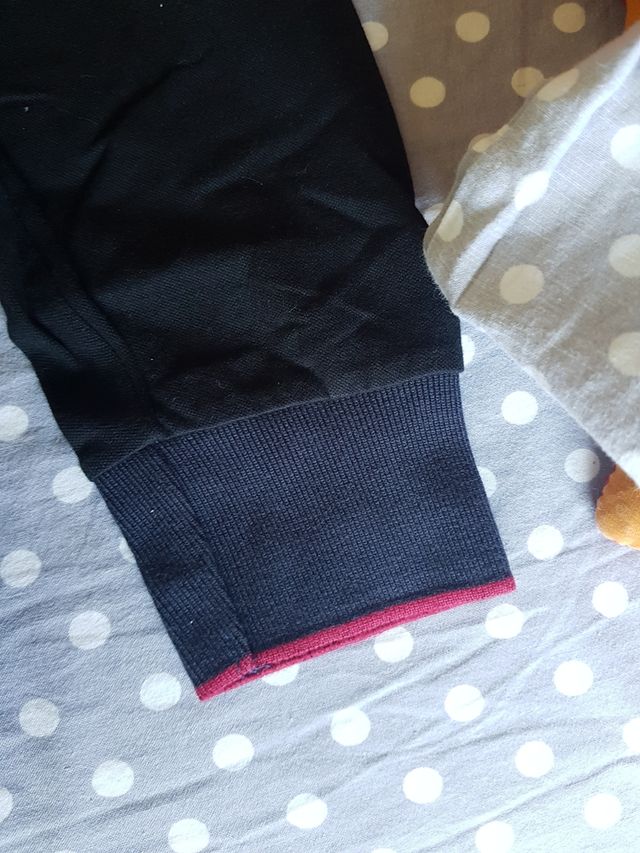 Polo Uomo Cotone Lunghe - Nero