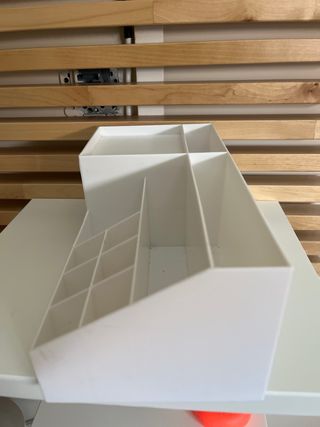 Organizador maquillaje blanco