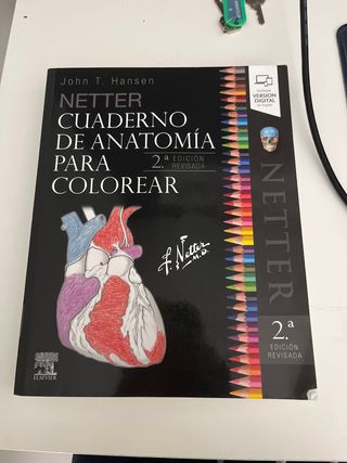 Netter Cuaderno de anatomía para colorear (2ª ed.)