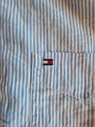 Camicia Tommy Hilfiger a righe blu