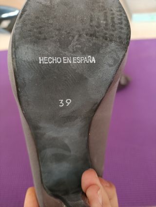 Zapatos MaryPaz gris boda