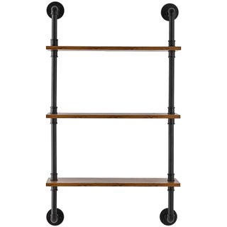 Scaffale per Tubi Industriali a 3 Ripiani 630 x 20
