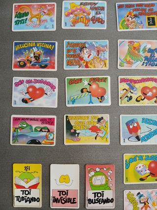 16 Tarjetas pegatinas 
Bollycao