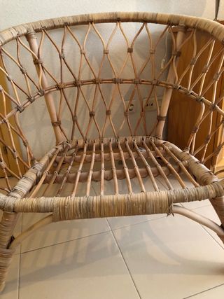 Sillones de ratán Ikea vendo por separado