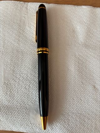 BOLÍGRAFO INOXCROM CARAVEL 1920. RESINA NEGRA 