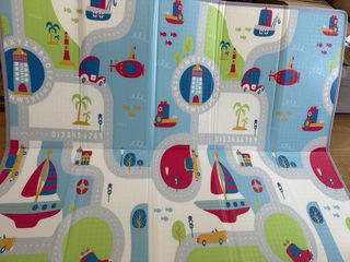 Alfombra gateo infantil impermeable