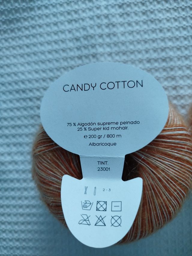 2 ovillos Casasol Candy Cotton