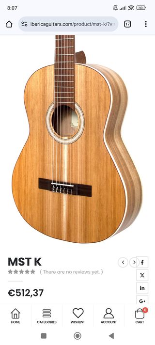 Guitarra clásica Koa - Excelente estado