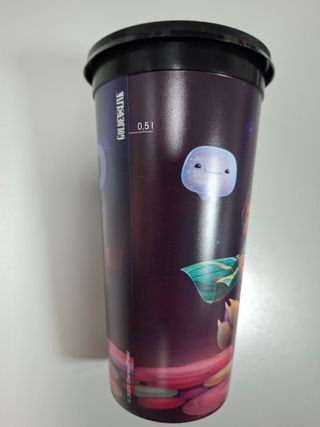 Vaso + Paja + Figura Elio Disney Cine exclusivo