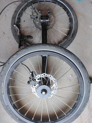 Ruedas carrito bicicleta