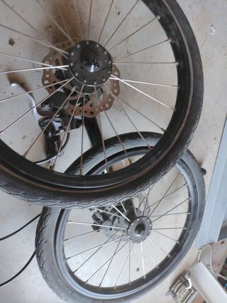 Ruedas carrito bicicleta