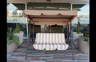 Columpio jardín 3 plazas