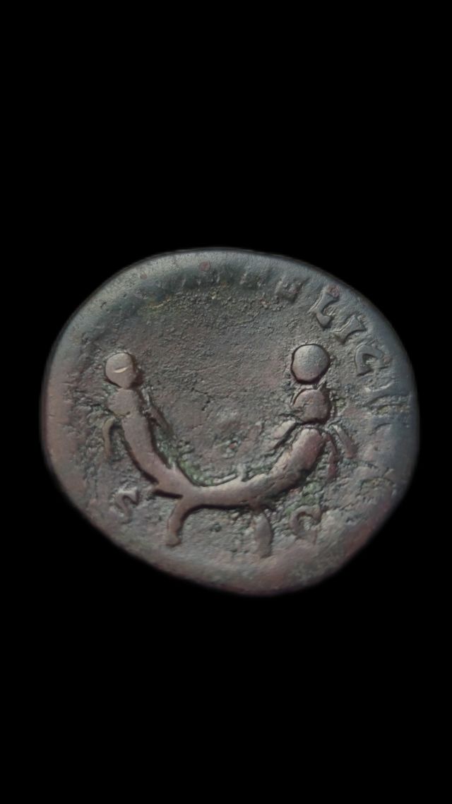 Sestercio Antonino Pio - Raro reverso