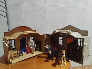 Comisaría y Banco Playmobil Oeste