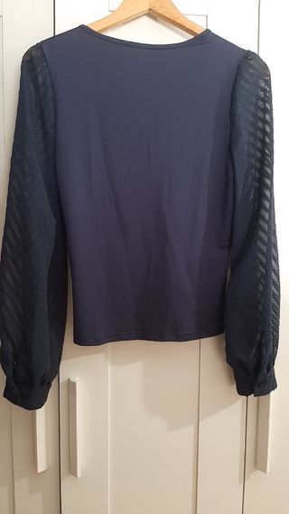 Top SHEIN azul marino - Talla M