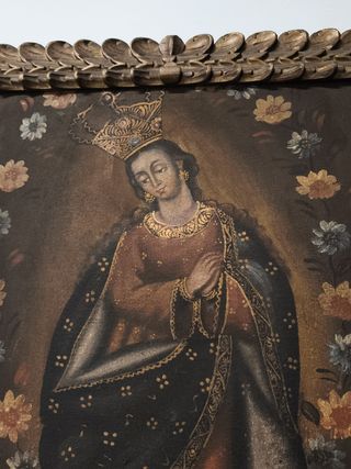 Óleo antiguo Inmaculada Concepción