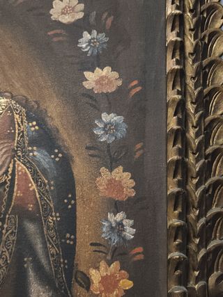 Óleo antiguo Inmaculada Concepción