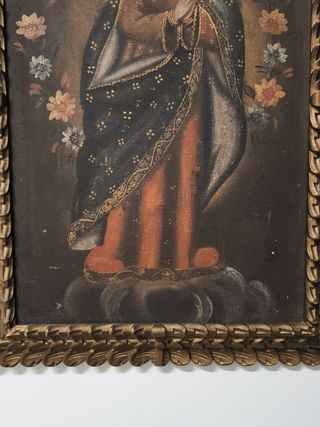 Óleo antiguo Inmaculada Concepción