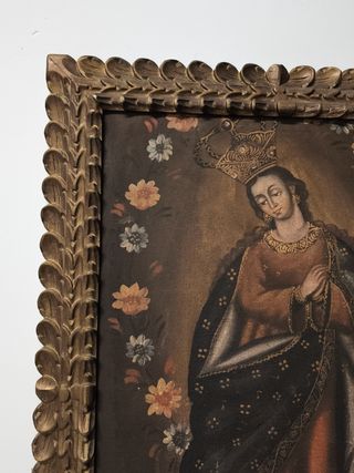 Óleo antiguo Inmaculada Concepción