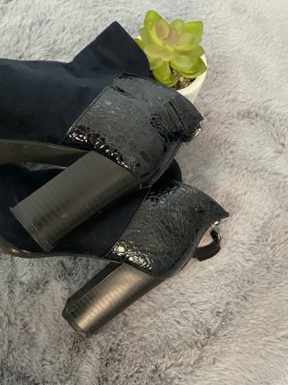 Botines azul marino mujer talla 37