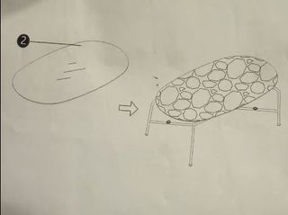 Tavolino caffè ovale marmo vetro