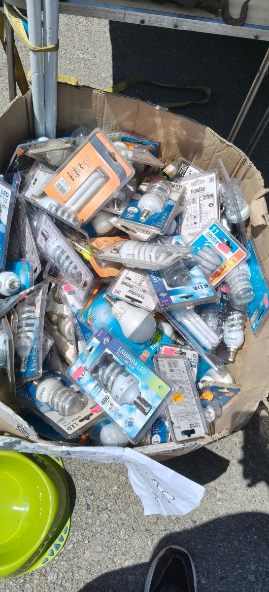 Lote 200 bombillas LED y bajo consumo