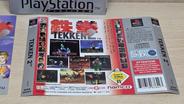Tekken 2 PS1 - Namco SOLO MANUALE E GUIDA