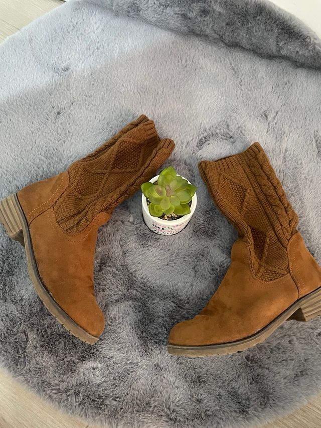 Botines Marrón Talla 37 