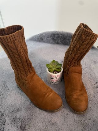 Botines Marrón Talla 37 