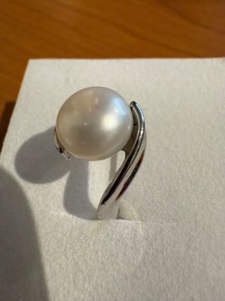 Anillo perla plata 925