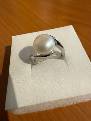Anillo perla plata 925