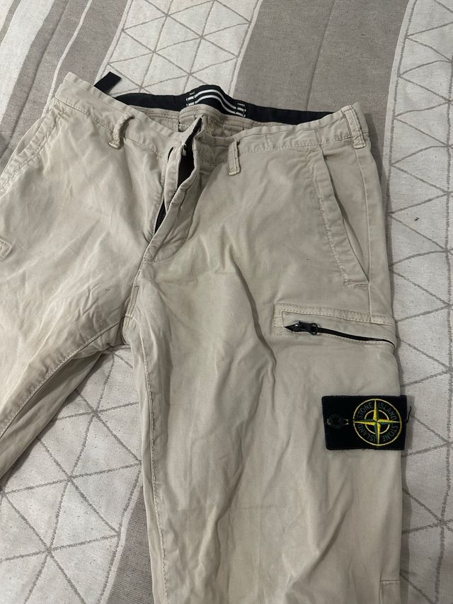 Stone Island Cargo Pants - Beige
