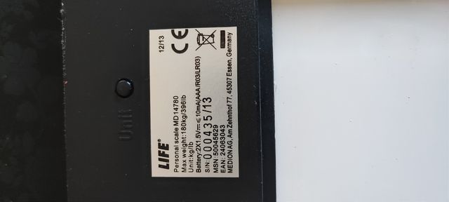 Báscula digital - Poco uso