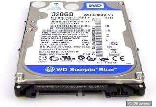 Disco duro HDD - WD Scorpio Blue 320GB SATA