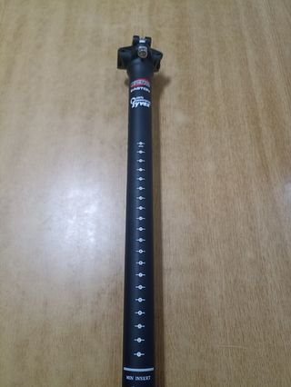 Tija nueva carbono eston recta carbono liso mate