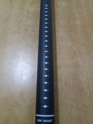Tija nueva carbono eston recta carbono liso mate