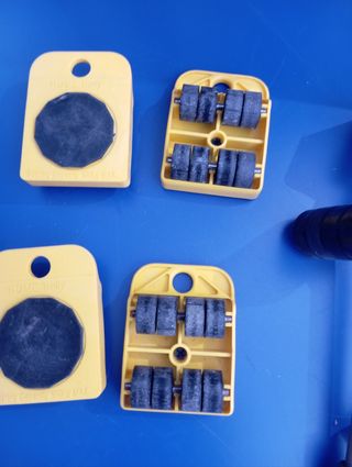 Kit spostamento mobili 4x pattini + 2x leve