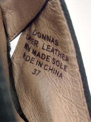 Sandali Campbell neri con zeppa