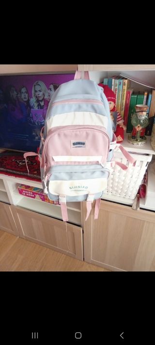 Mochila escolar kawaii