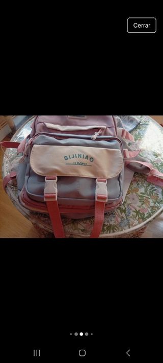 Mochila escolar kawaii