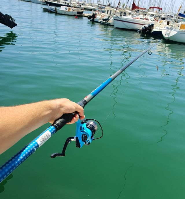 CAÑA CALAMAR, CARRETE PESCA, EQUIPO PESCA FONDEO