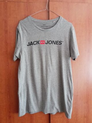 Camiseta gris Jack & Jones