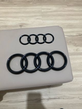 Emblemas Audi Aros Negro - Juego