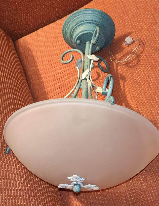 Lámpara recibidor forja