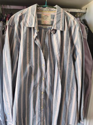 Camisa Springfield Oxford XL - Azul