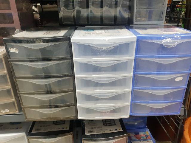 Cajoneras de Escritorio 5 cajones PlasticForte