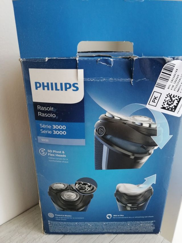 Ras. Philips Series 3000- Ricaricabile