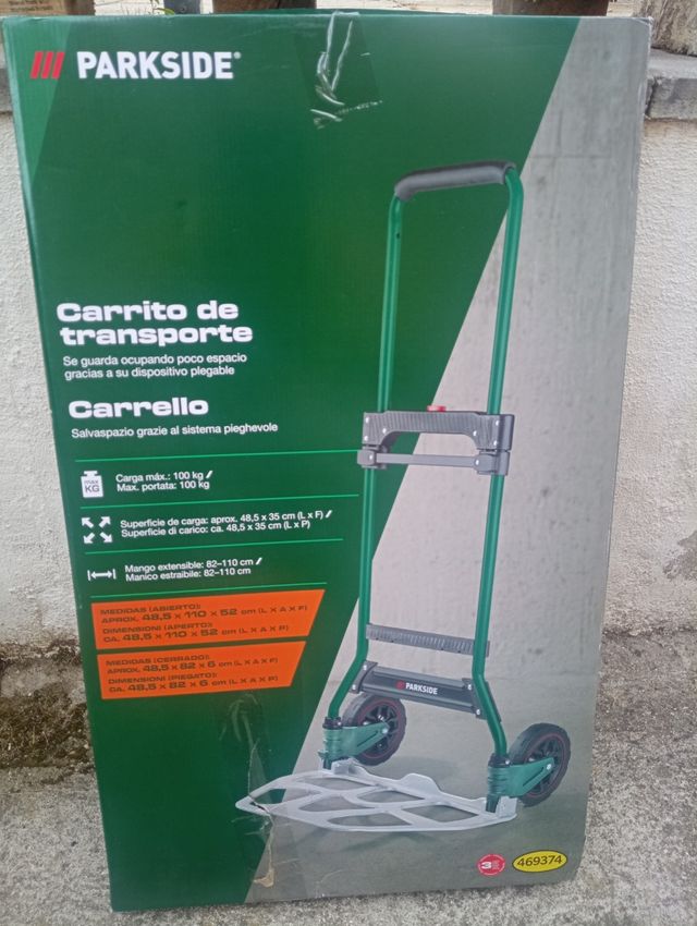 Carro transporte Parkside plegable