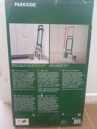 Carro transporte Parkside plegable